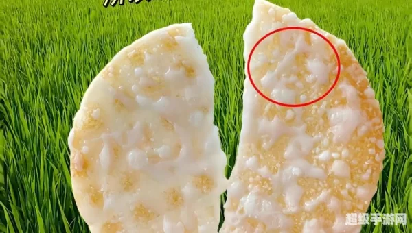 雪饼上白色的雪