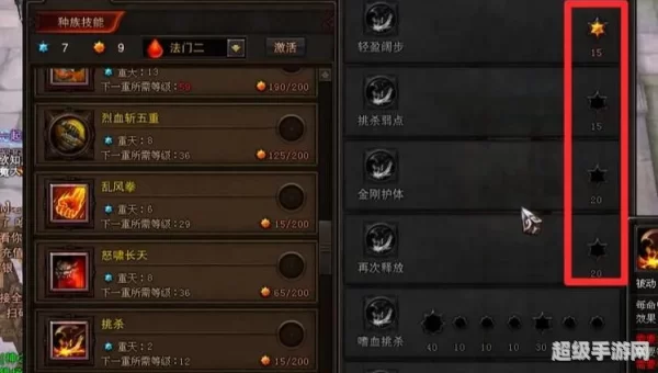 斗战神血牛加点